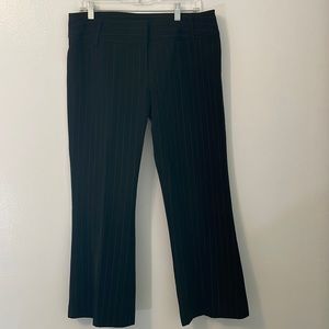 Exact Change medium black pin stripe pants 55% rayon 42% Polyester 3% spandex